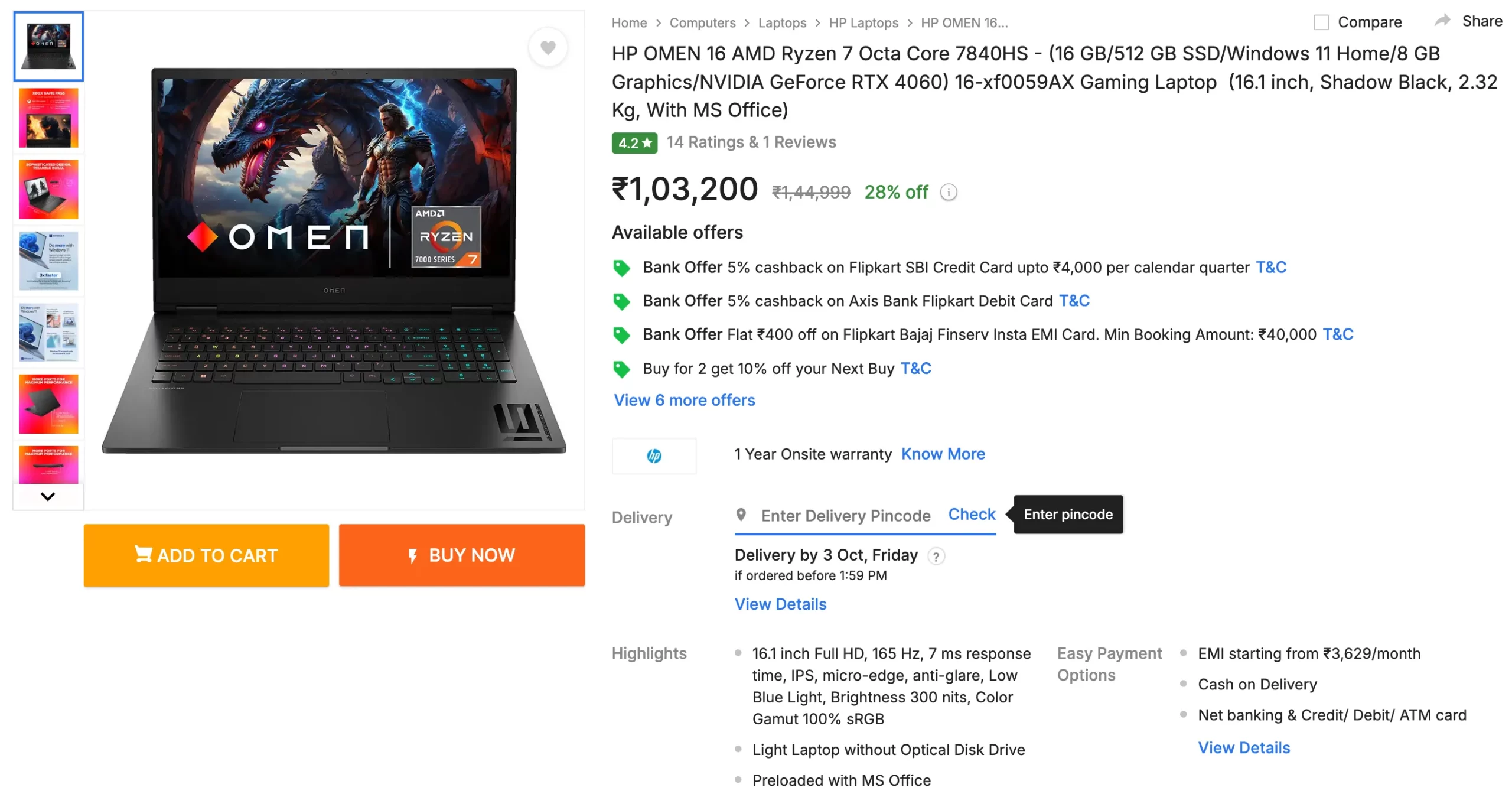 HP OMEN 16 (16-xf0059AX)