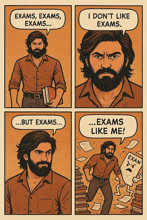 A crisp 4-panel comic, ready to share.