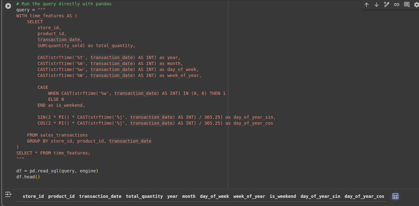 Reading the query with Python
