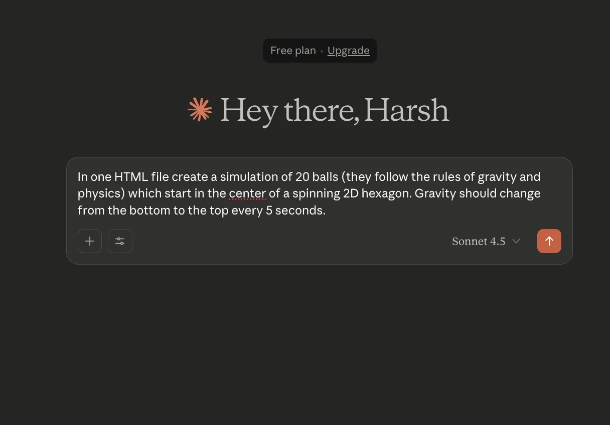 Prompt for creaing HTML document