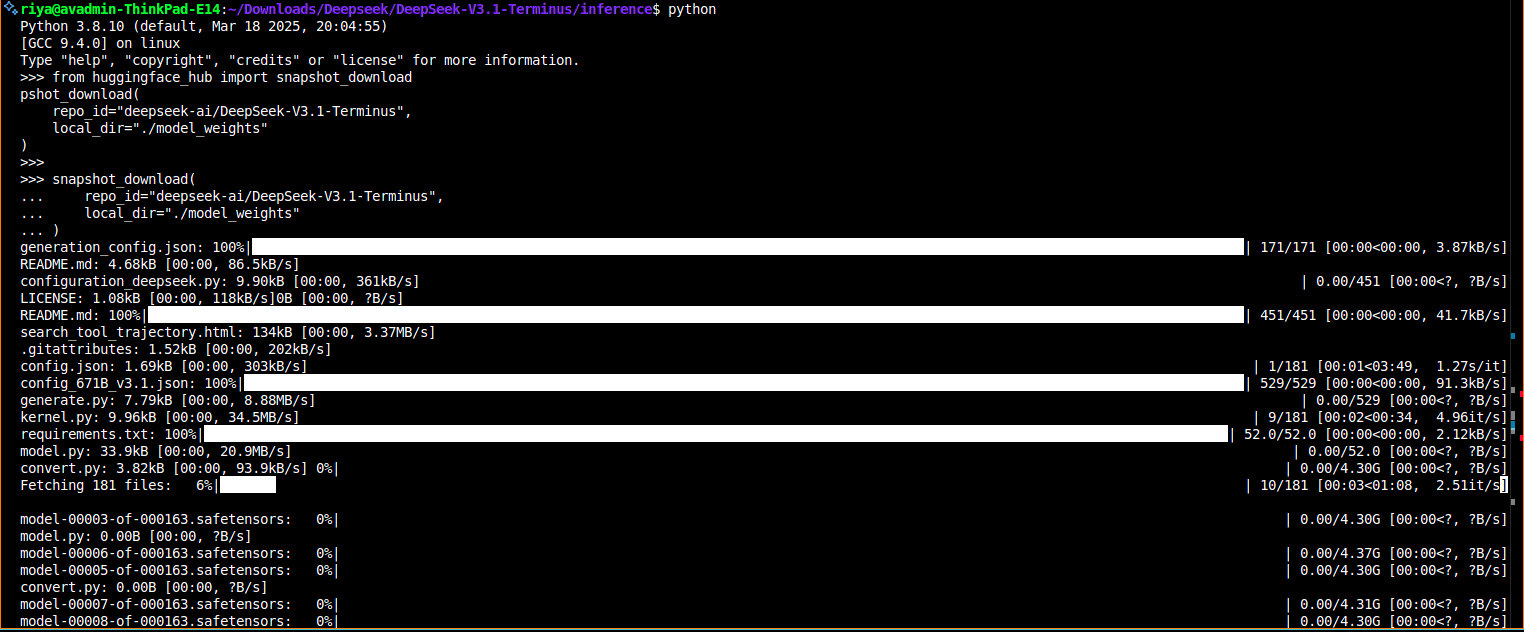Installing dependencies