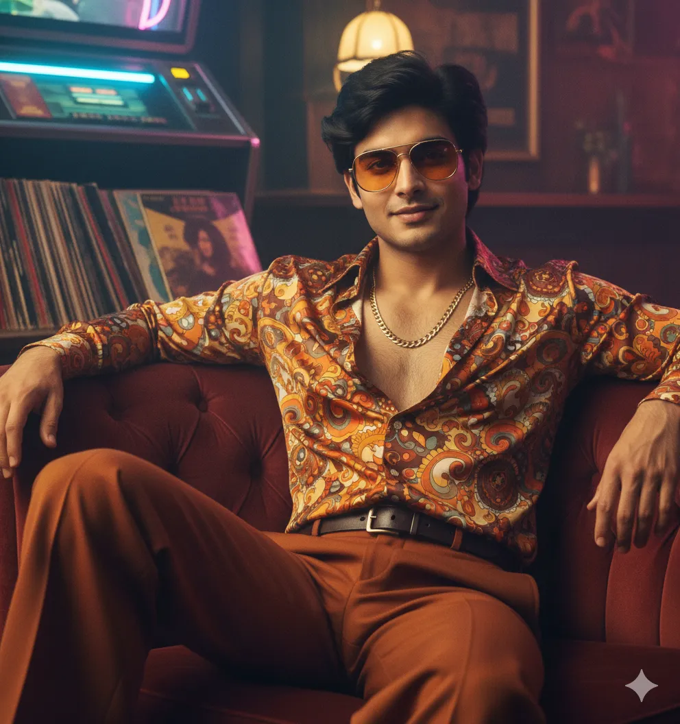 Gemini 2.5 Flash bollywood look for men
