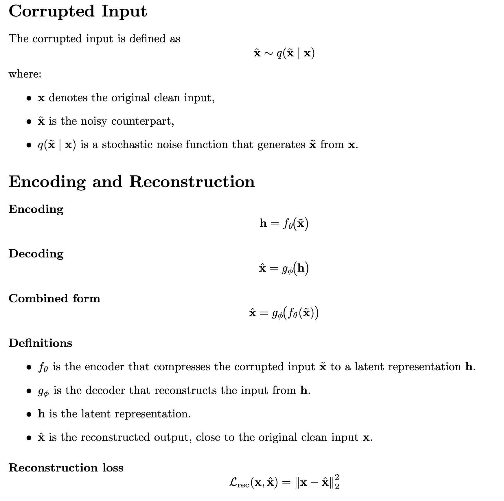 Reconstruction Loss