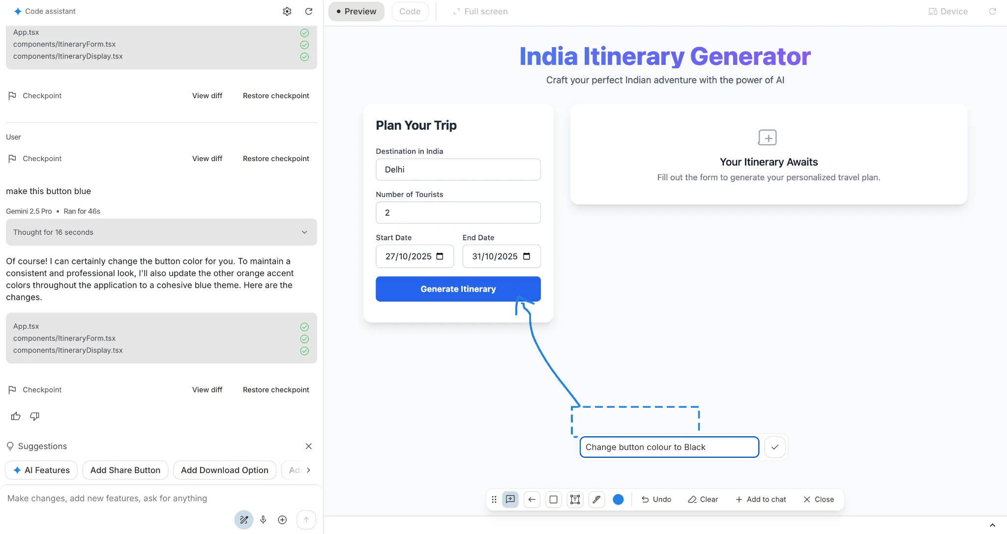 Google AI Studio Annotation Mode