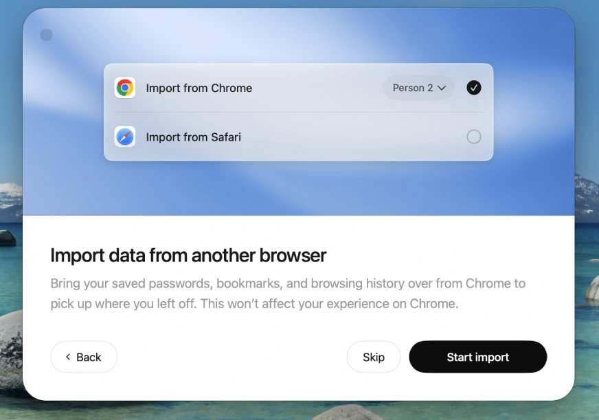 Import Data into your account