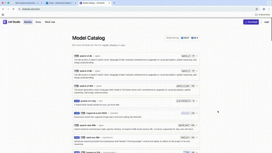 LM Studio - Select a Model
