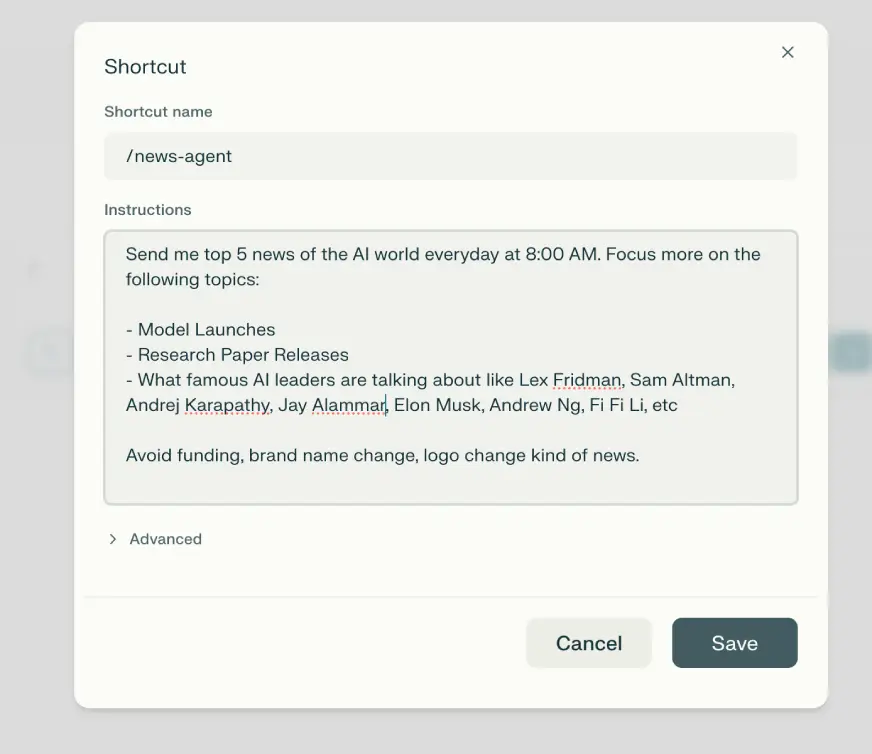 News Agent Prompt