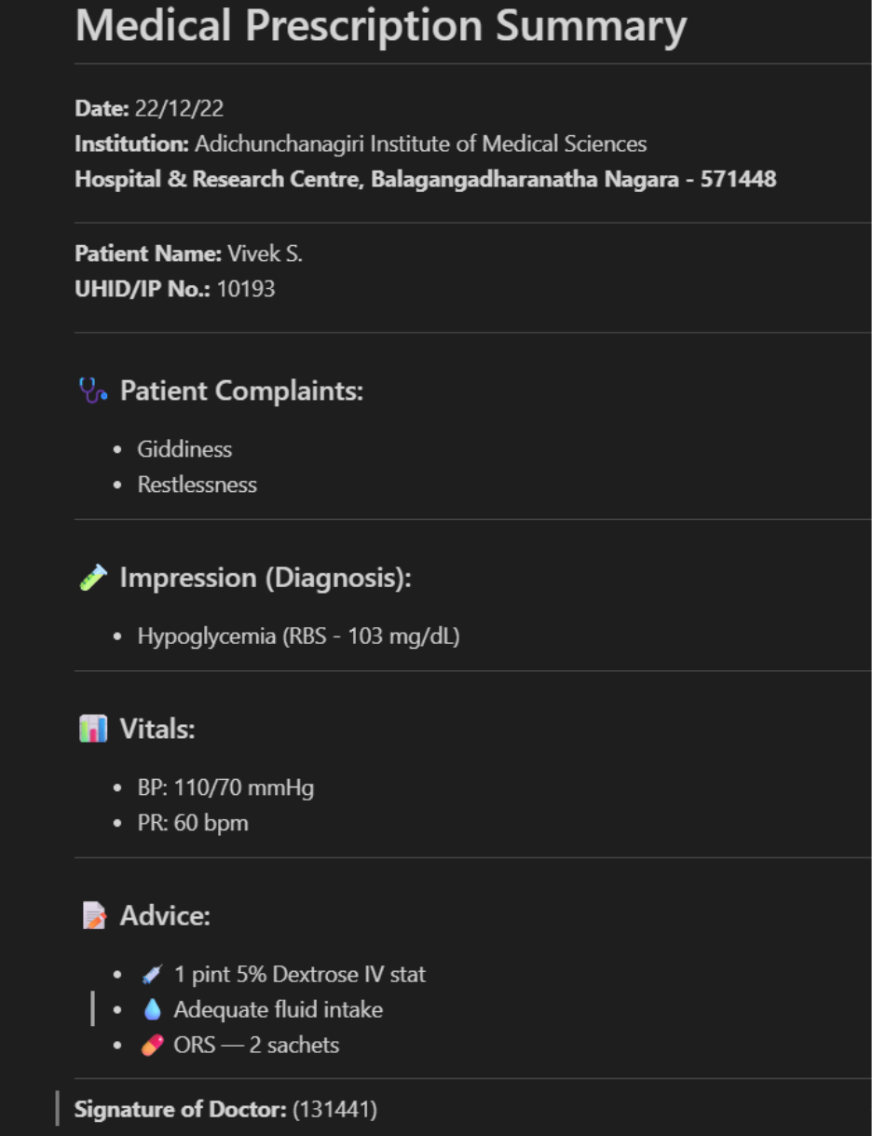 Output from DeepSeek OCR 