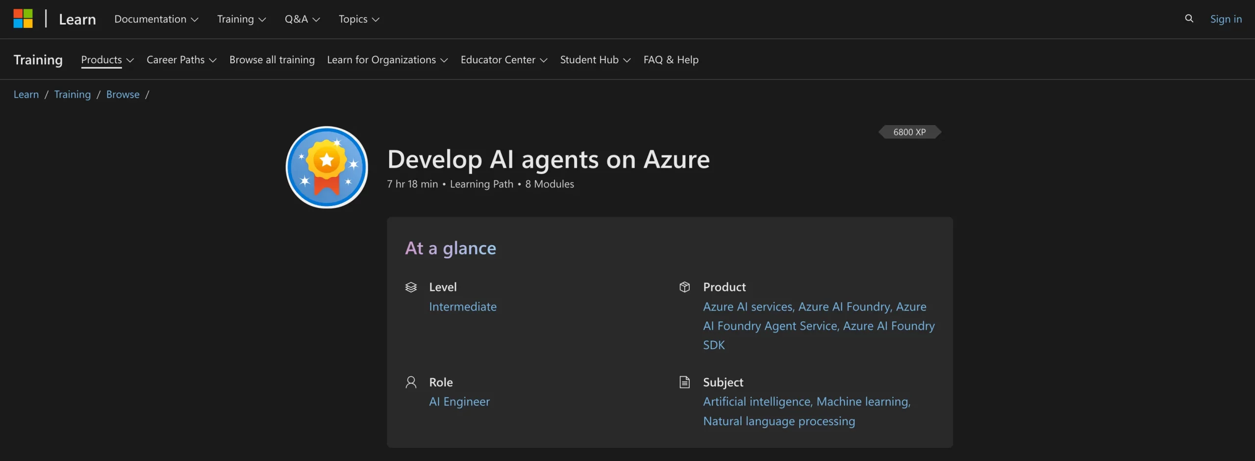 Develop AI Agents on Azure