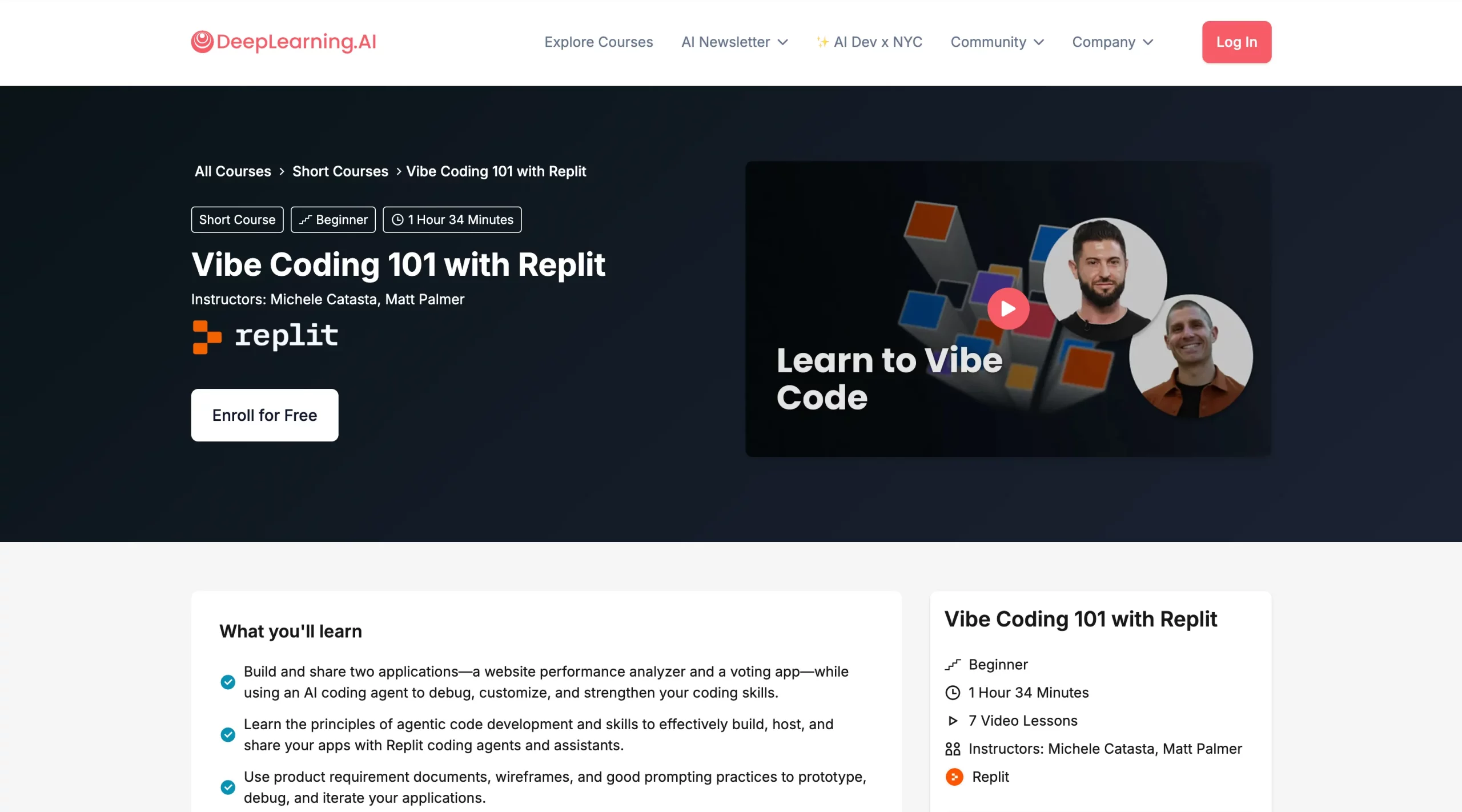Vibe Coding 101 with Replit