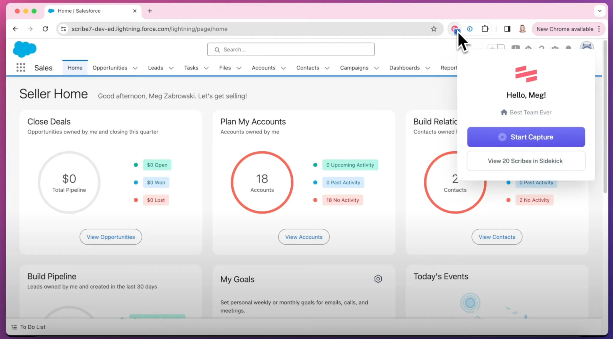 Scribe AI Chrome extension for work