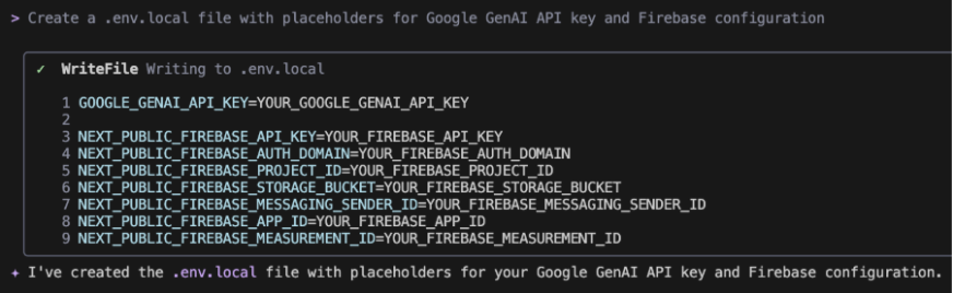 Set Up Environment Variables | Google Genkit