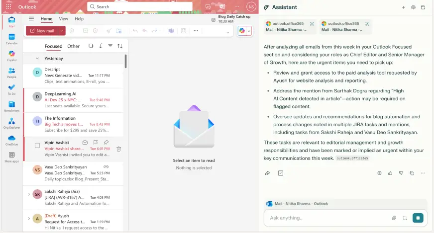  Creating a To-do List from Emails | Perplexity Comet 