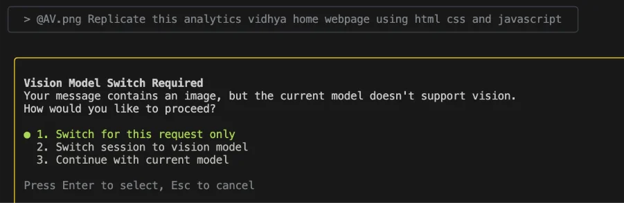 Switching Model