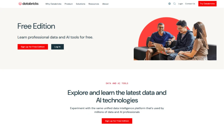 Databricks purchase page