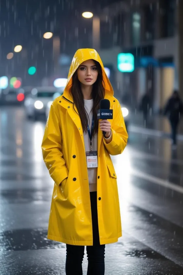 Drenched Reporter