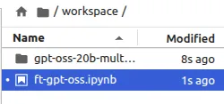 New file created for logs