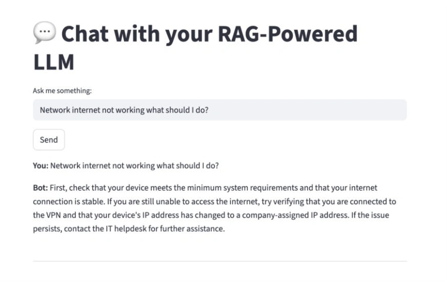Building and Running the RAG Chatbot