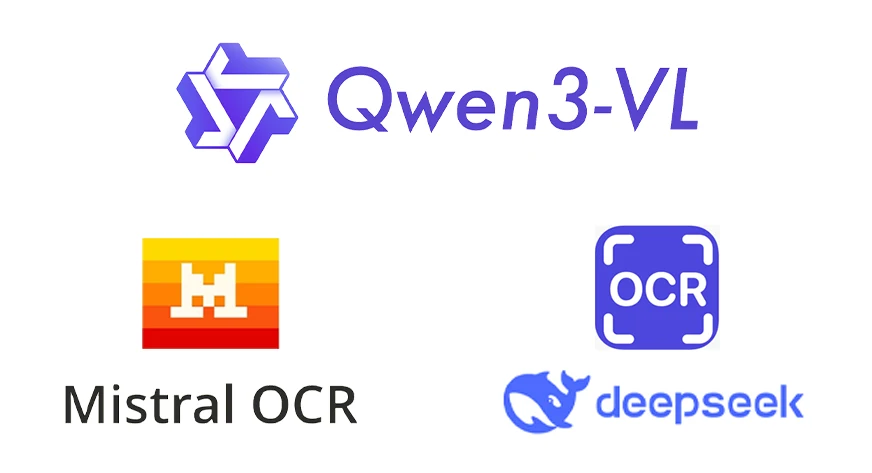 DeepSeek OCR vs Qwen-3 VL vs Mistral OCR: Qual é o melhor?