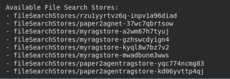 Manage Your File Search Stores