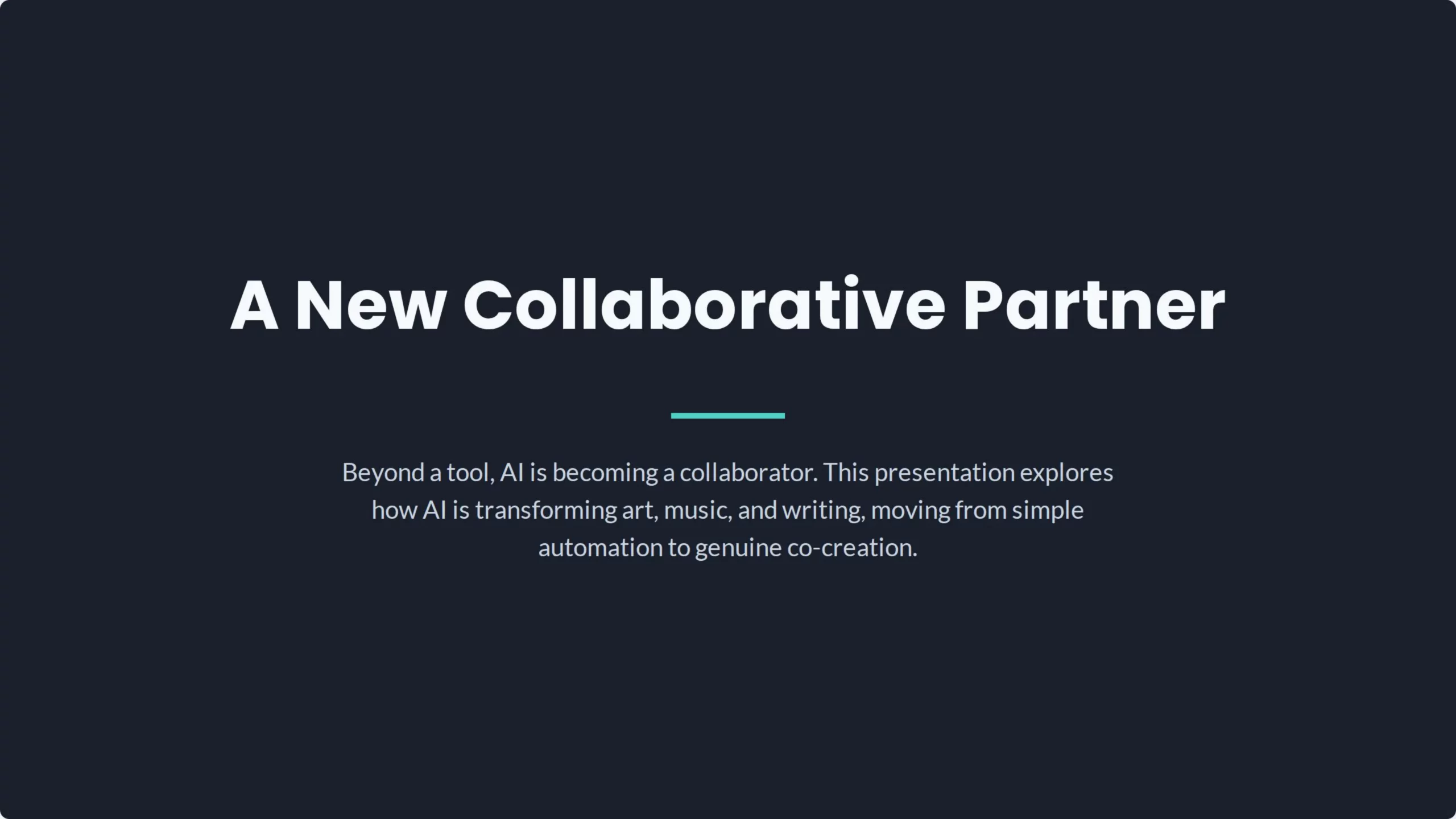 New collaborative partner