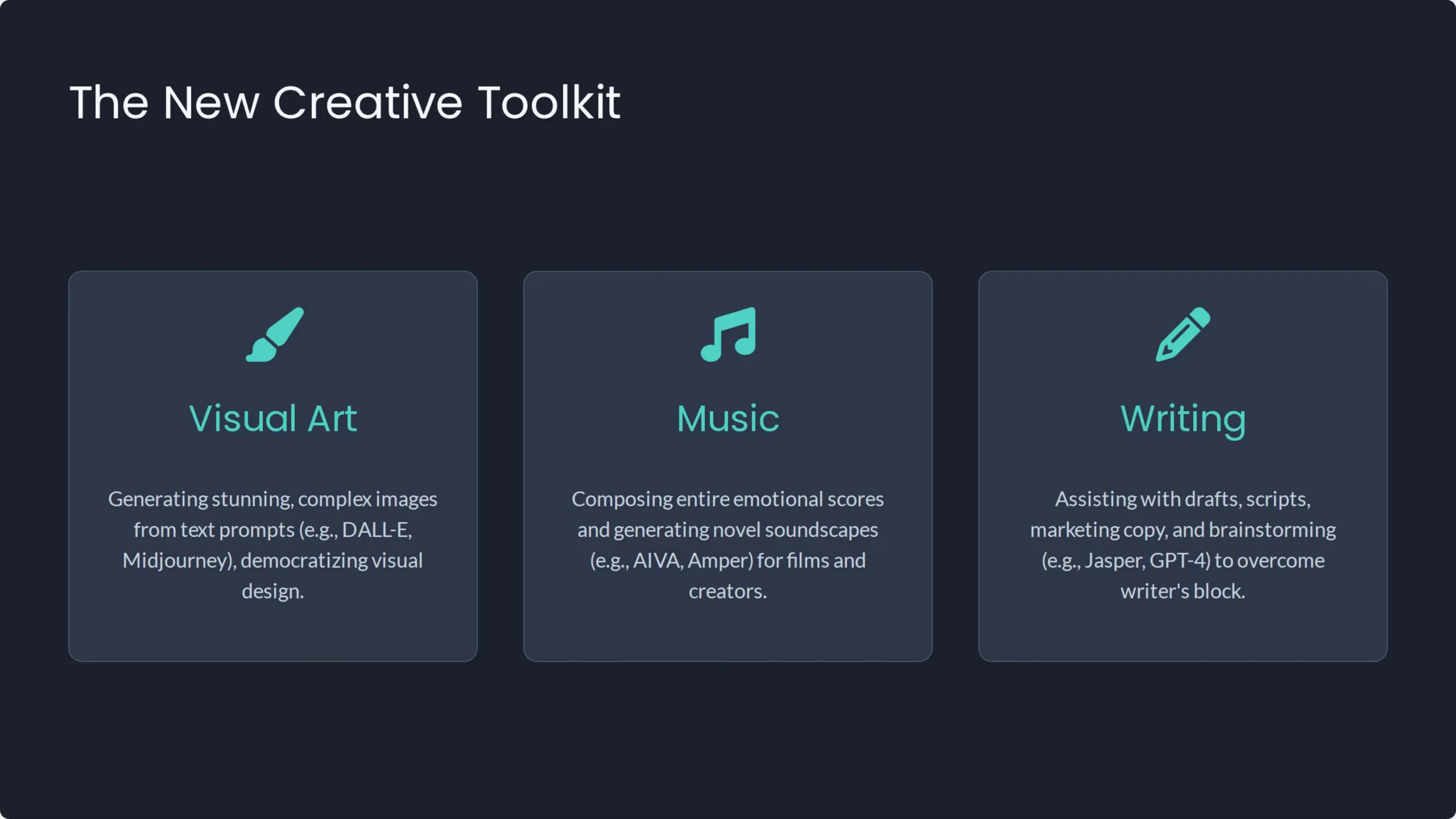 Creative toolkit