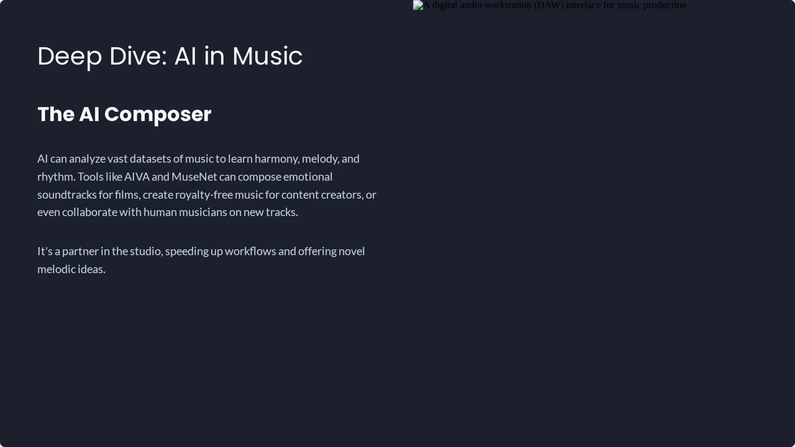 AI in music