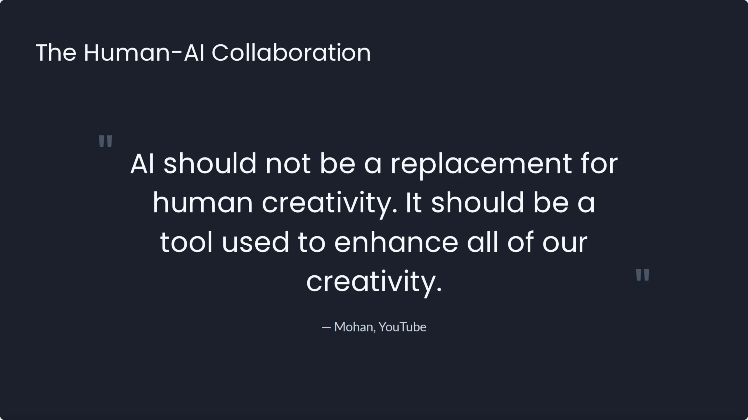 AI in collaboration