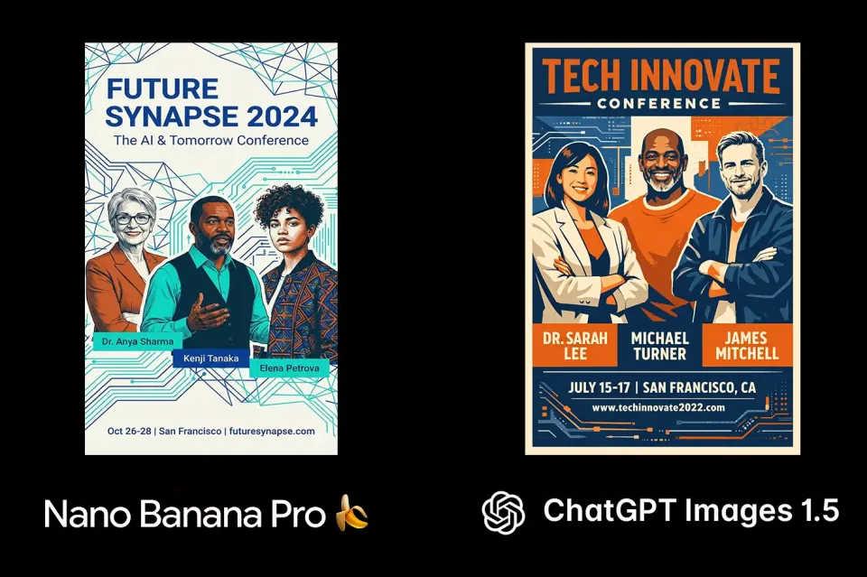 ChatGPT Image 1.5 vs Nano Banana Pro