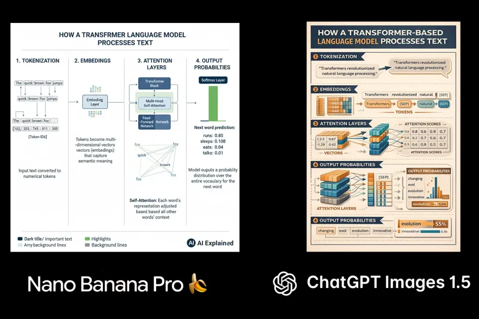 ChatGPT Image 1.5 vs Nano Banana Pro