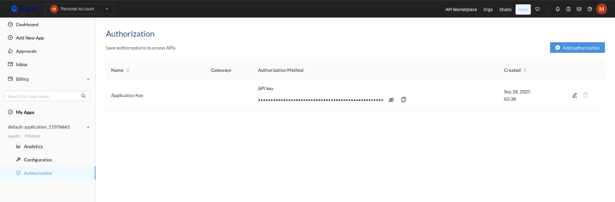 Add Authorization | RapidAPI