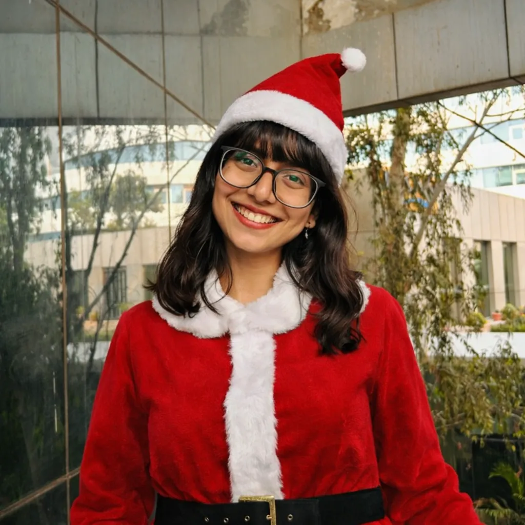 AI-enhanced image of a girl