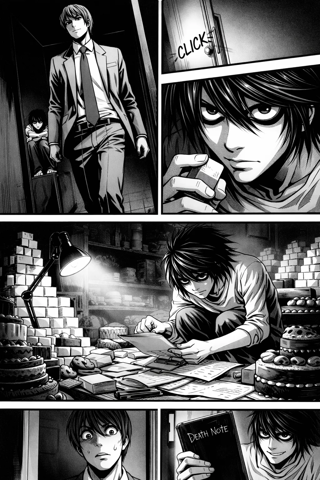 AI-generated comic panel