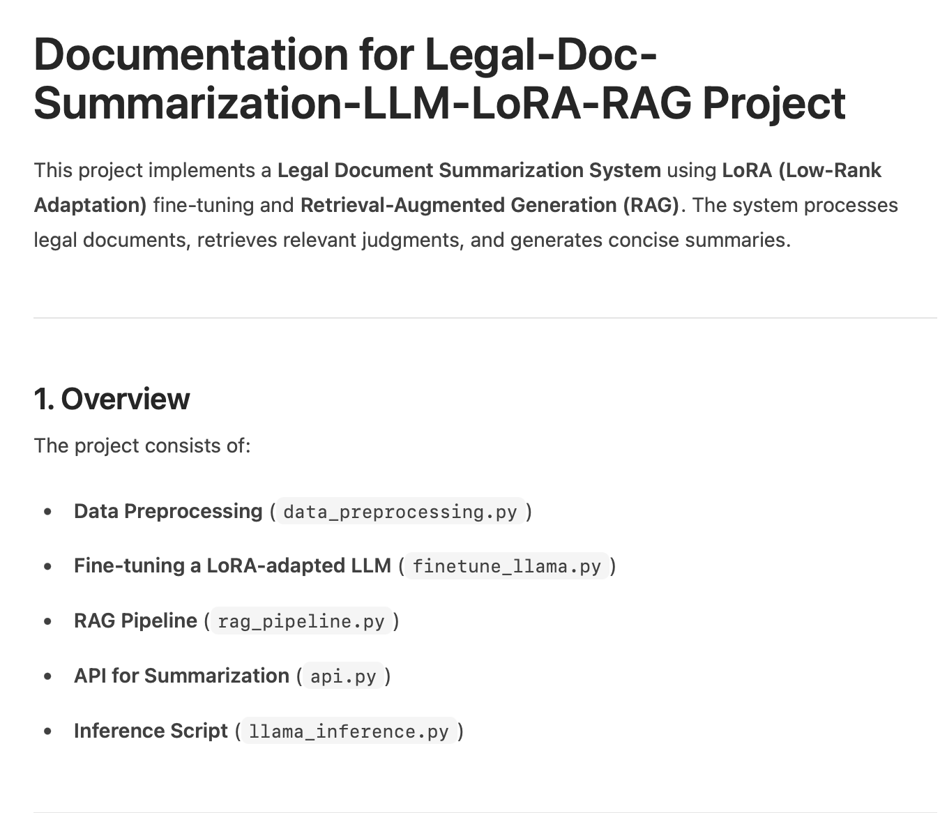 Code Documentation and Understanding 1