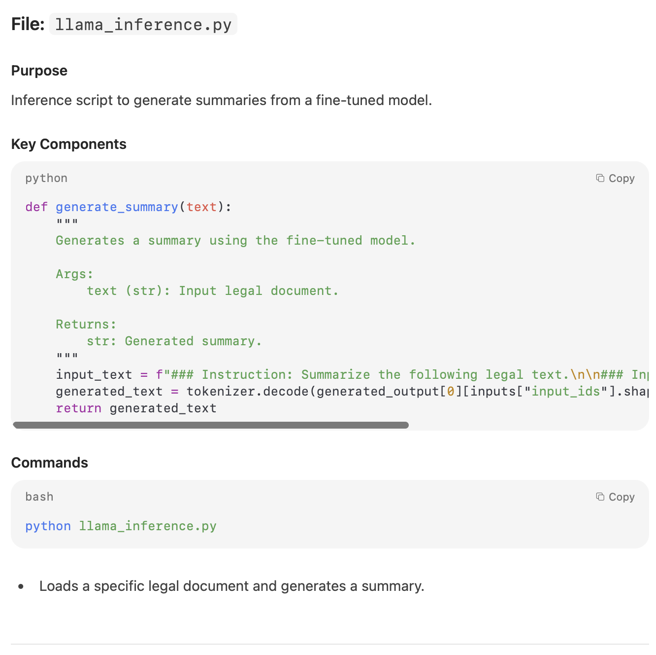 Code Documentation and Understanding 5