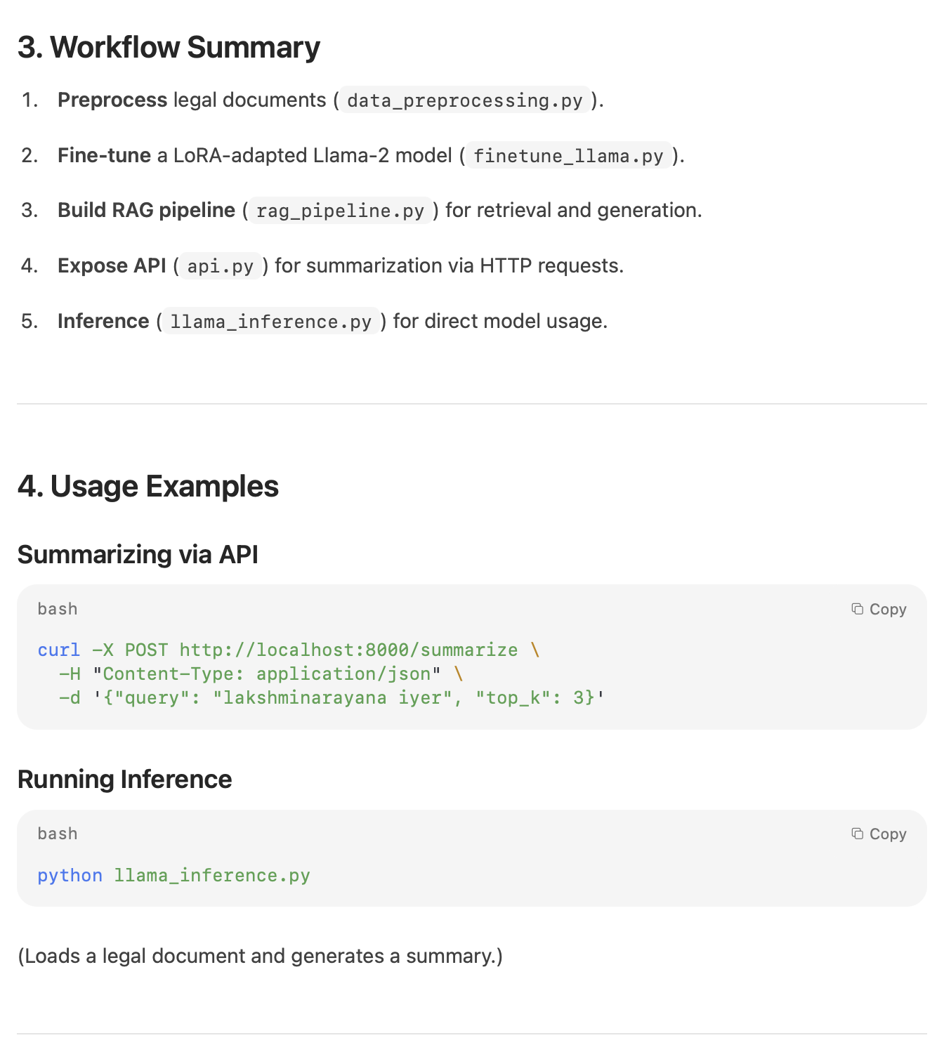 Code Documentation and Understanding 7