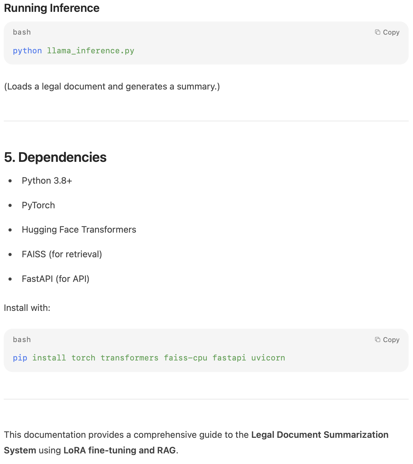 Code Documentation and Understanding 8