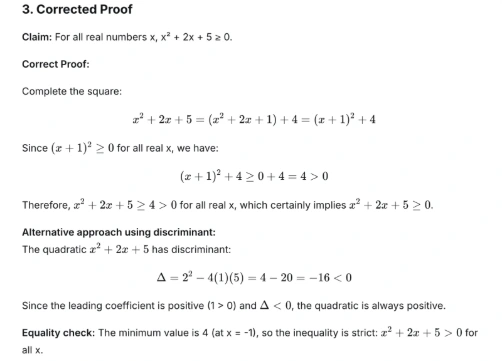 Check the Correctness of a Mathematical Proof - Output