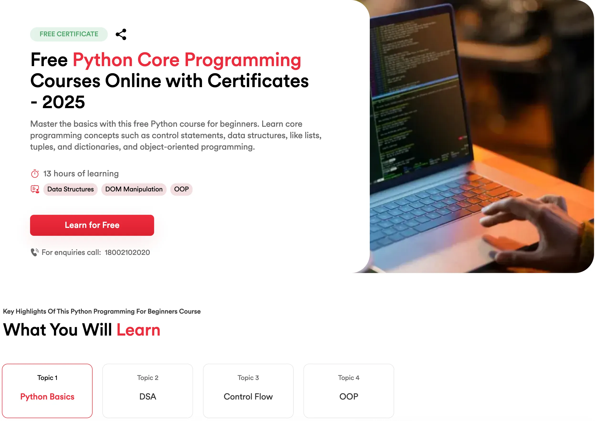Python Core Programming by UpGrad