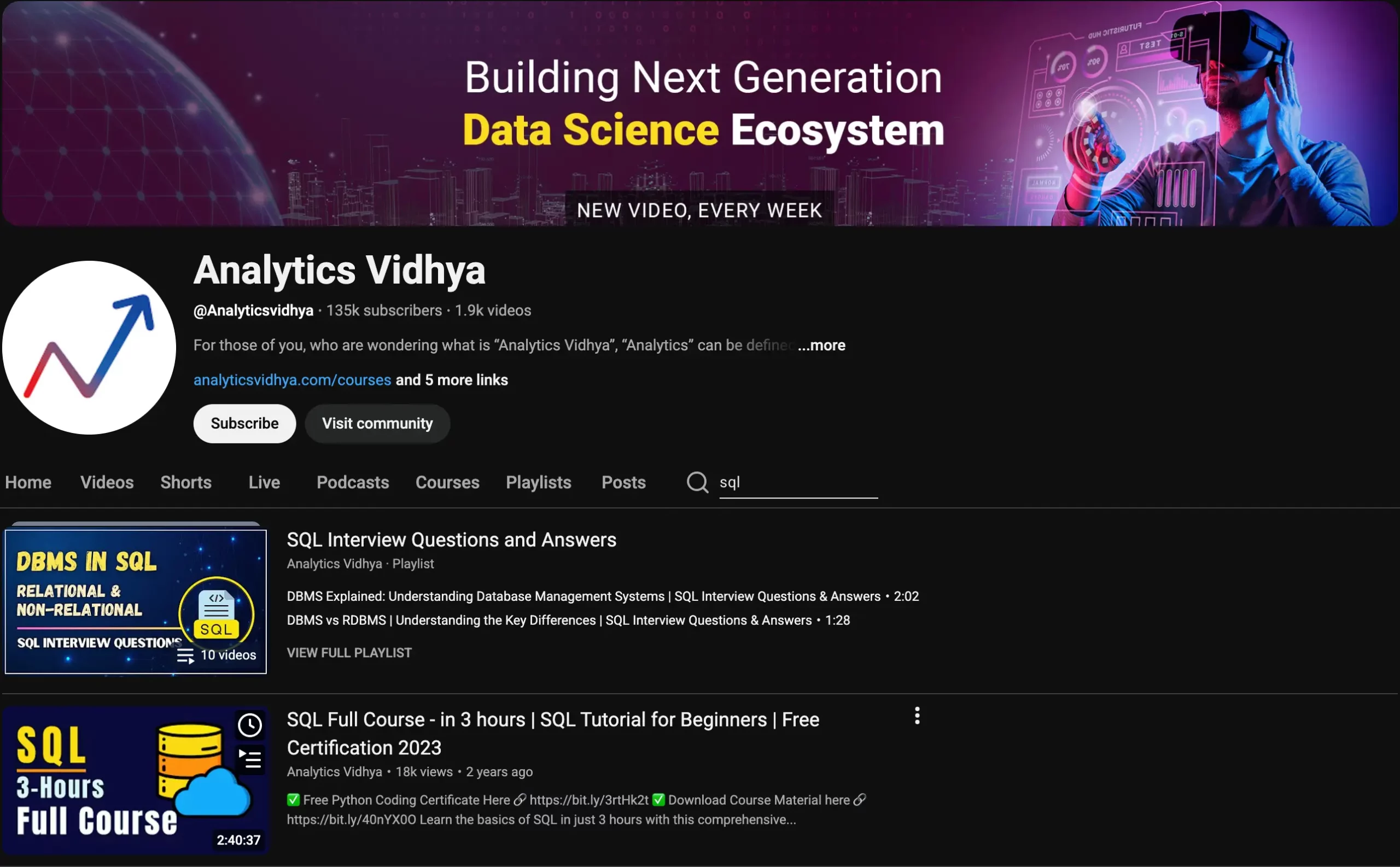 Analytics Vidhya