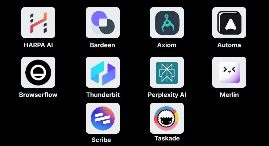 Top 10 Agentic AI Chrome Extensions