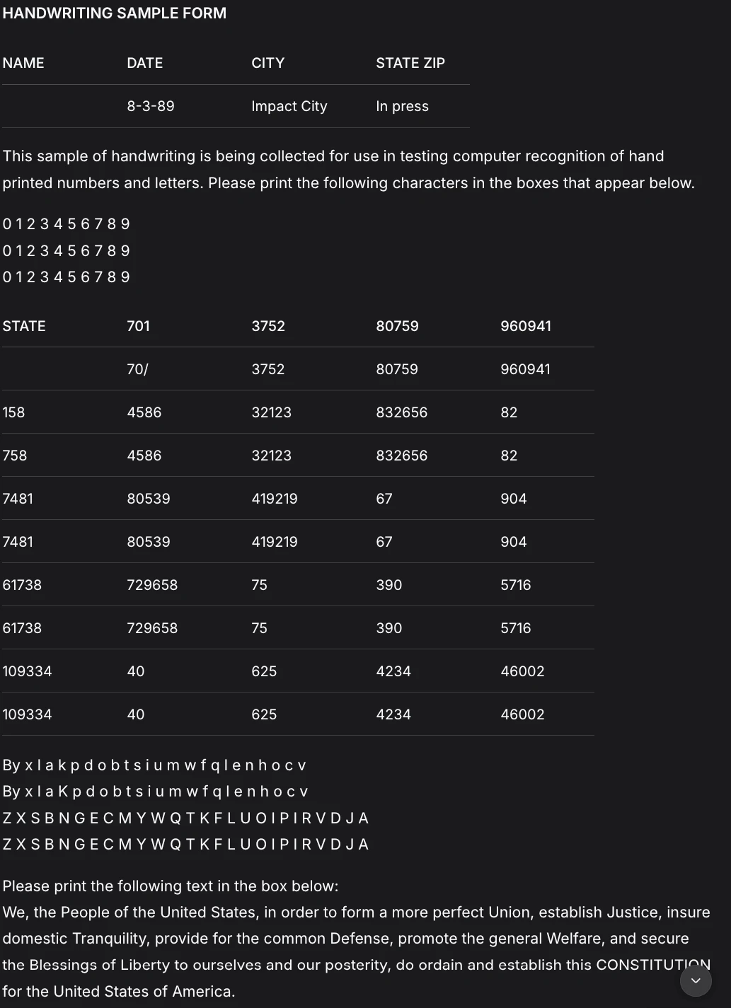 DeepSeek OCR Response