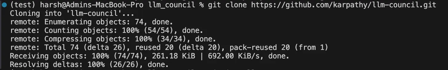 Cloning the repository