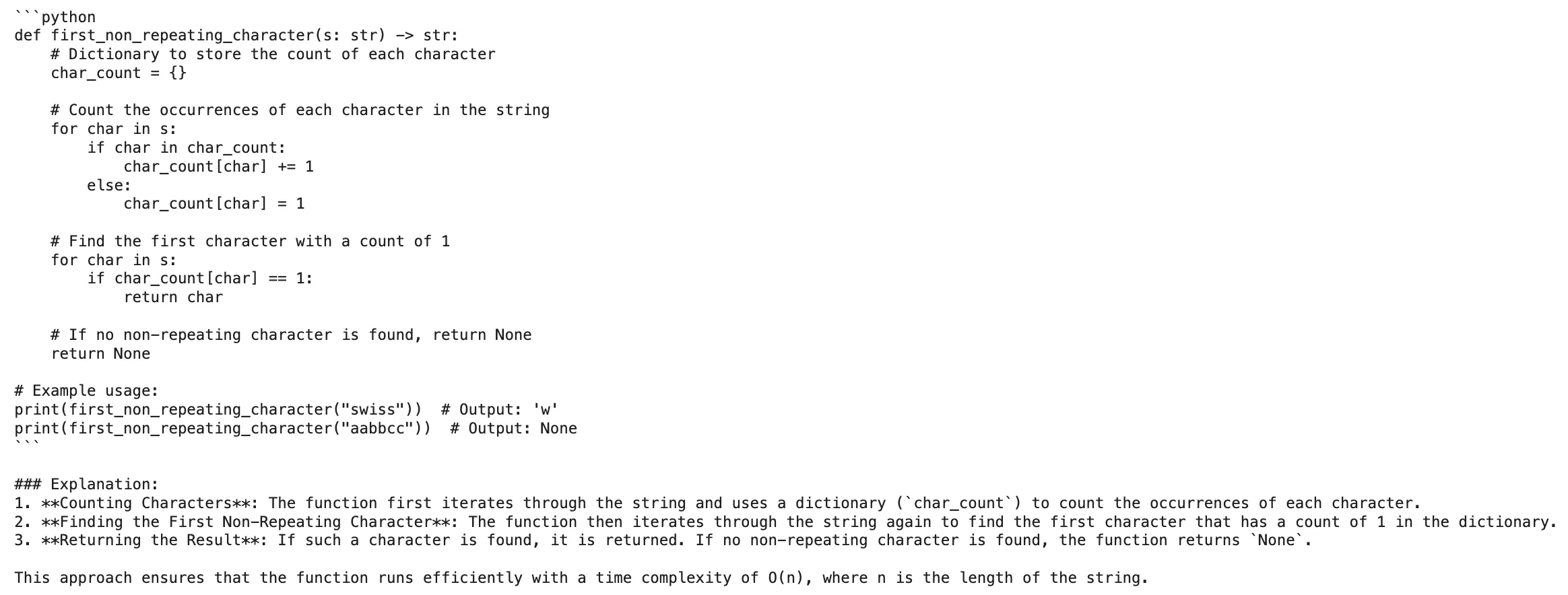 Method explanation and example usage