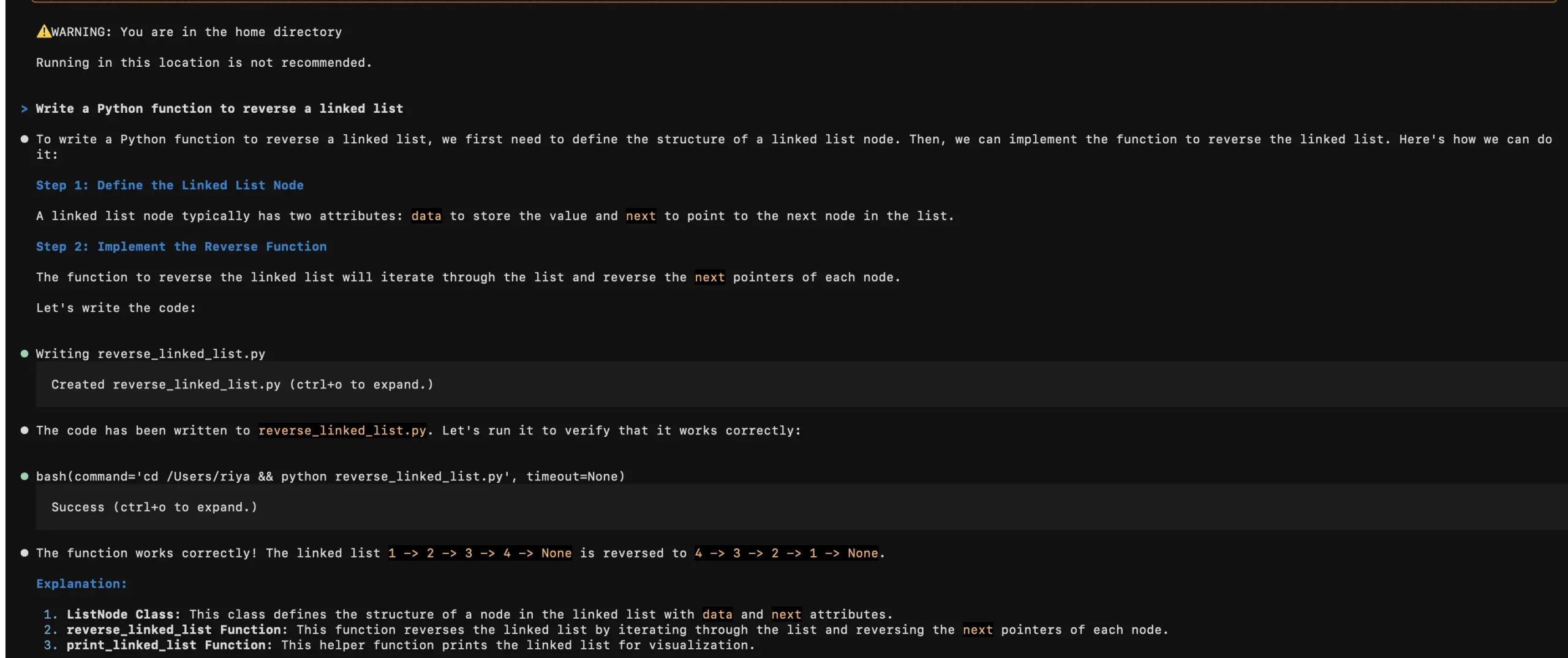 Running Mistral Vibe on Script mode