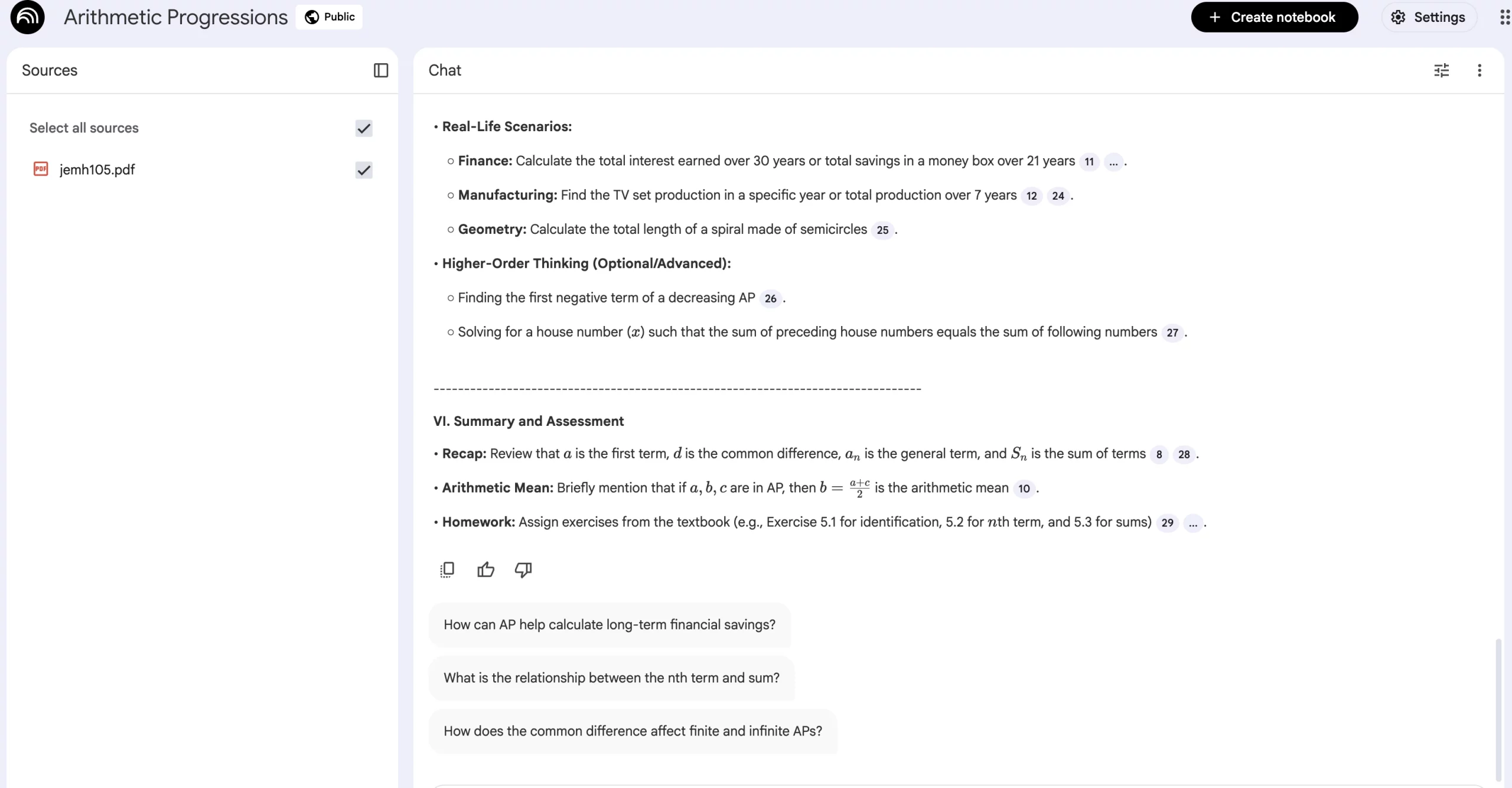 NotebookLM for Teachers - create lesson plan prompt