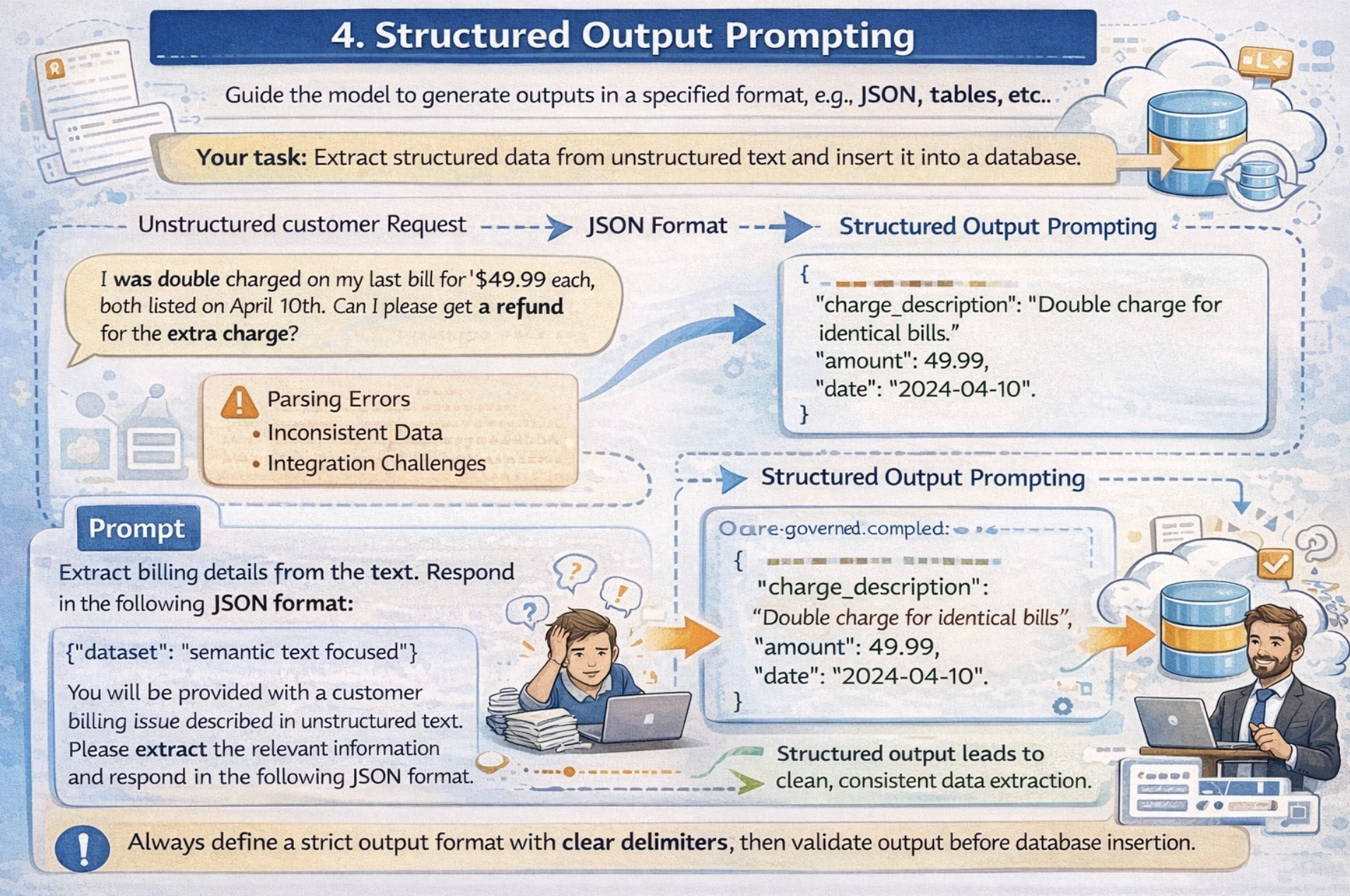 structured output prompting - prompt engineering 2026