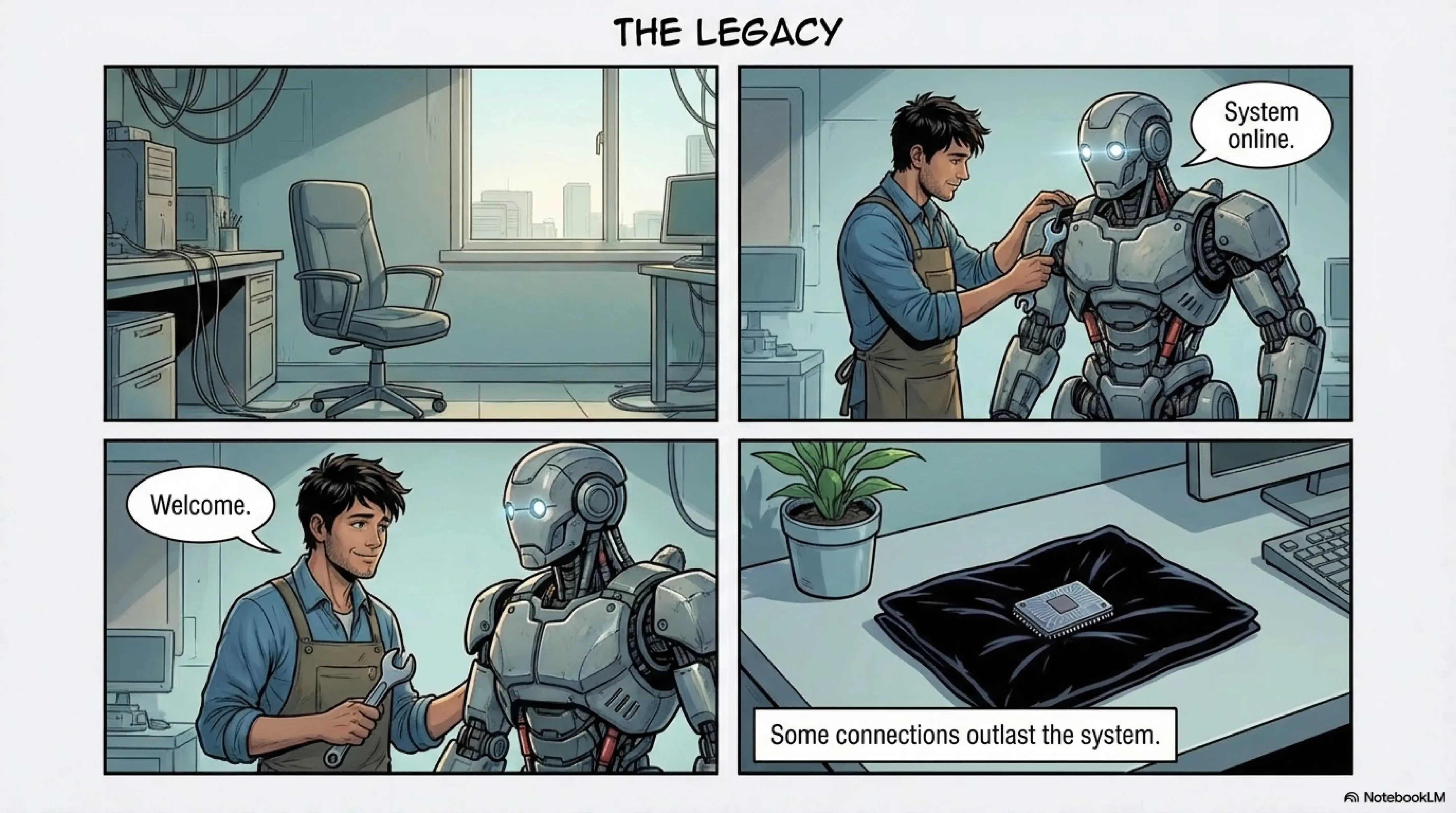 Creating comic using geminis and notebooklm - page 10