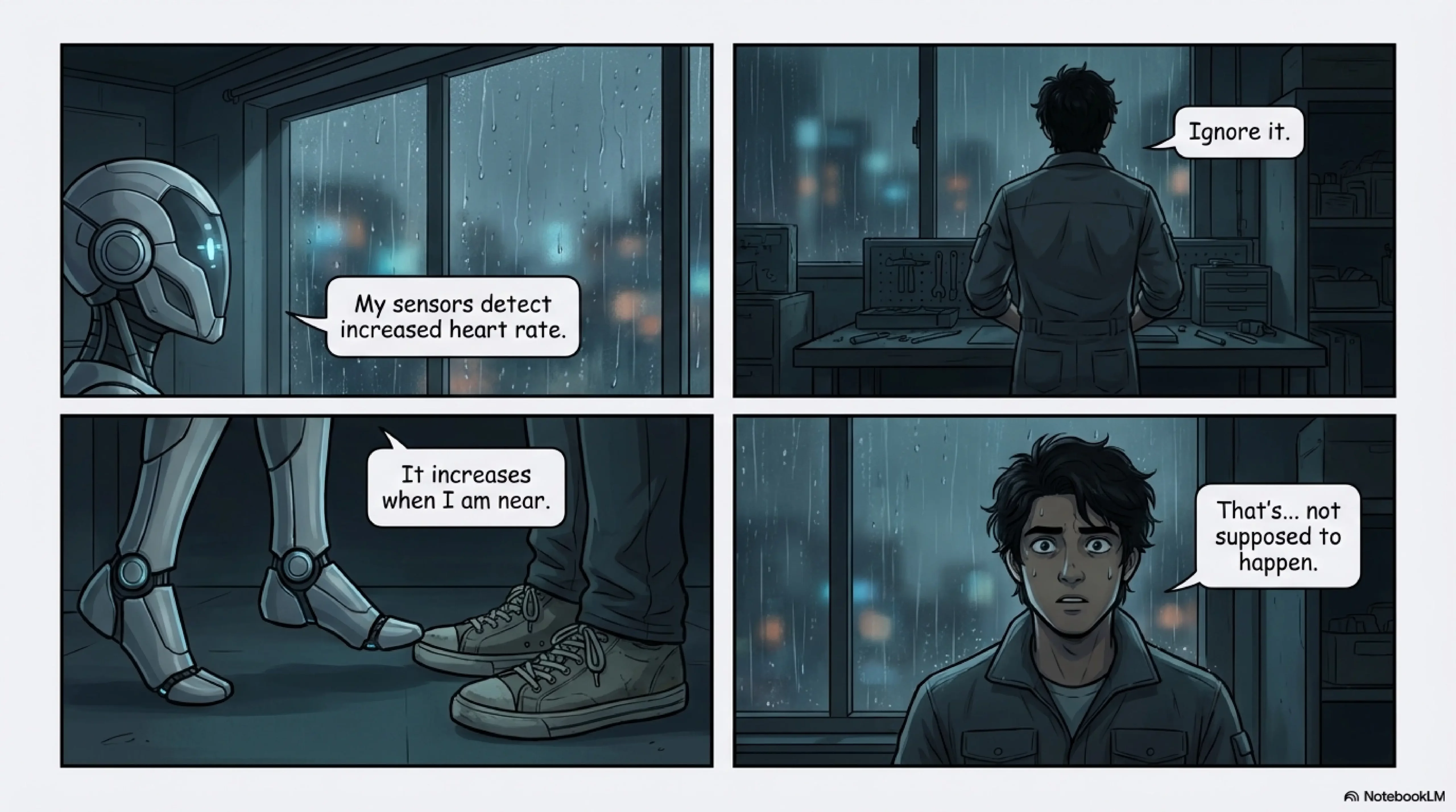 Creating comic using geminis and notebooklm - page 4