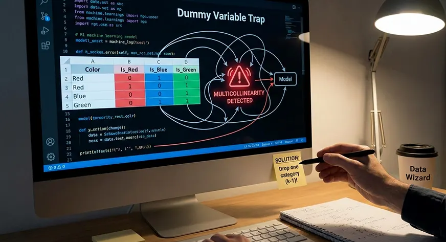 Dummy Variable Trap in Machine Learning Explained Simply